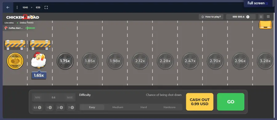 Азартная игра Chicken Road